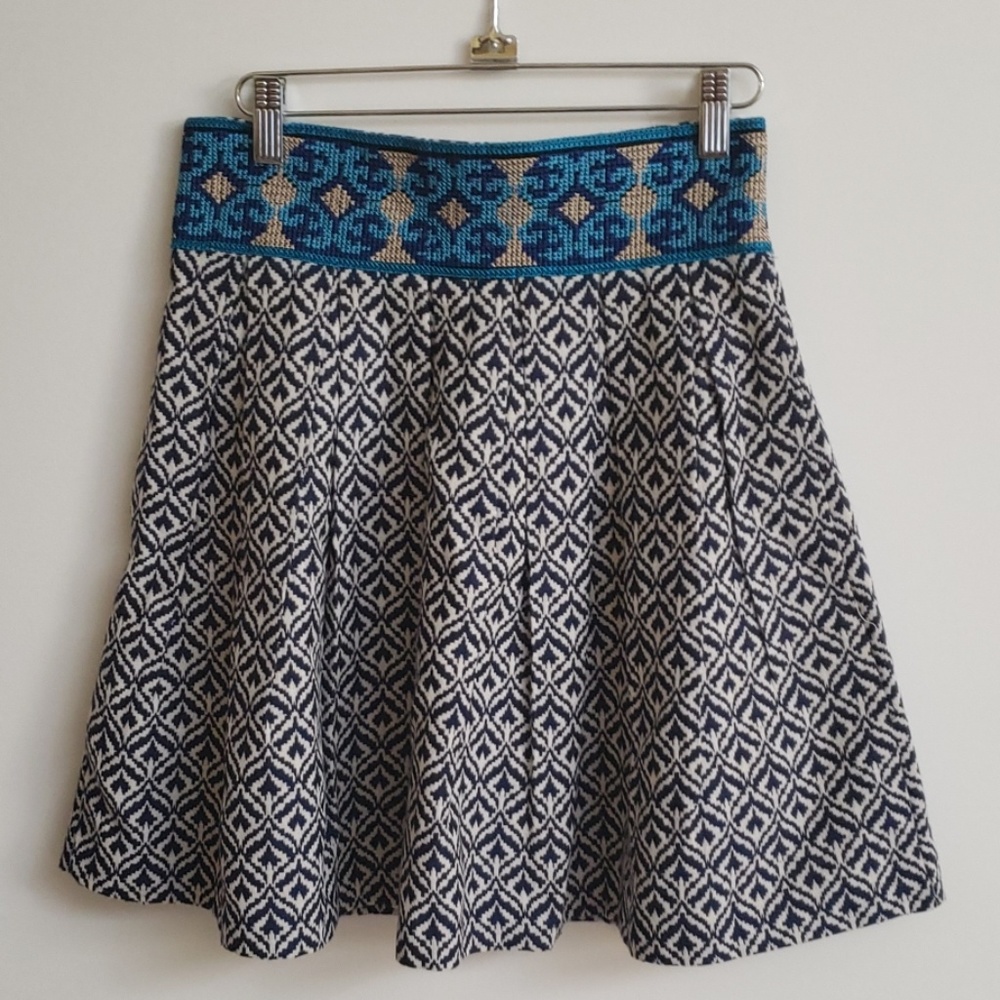 Sister Jane Patterned Mini Skirt, Small/Medium